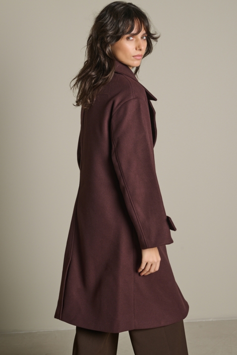 LolaLiza bruine dames jas | Model zijaanzicht