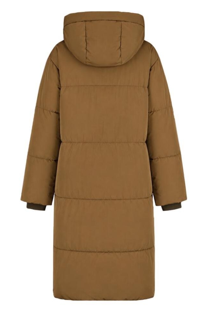 Harper & Yve groene dames jas | Achteraanzicht