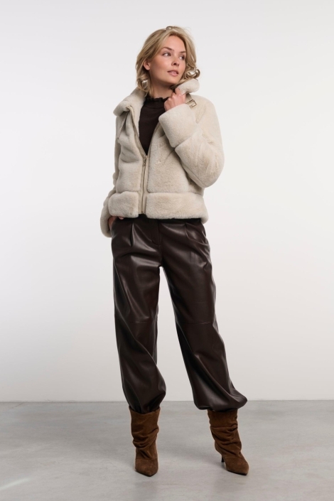Rino & Pelle witte dames jas | Model