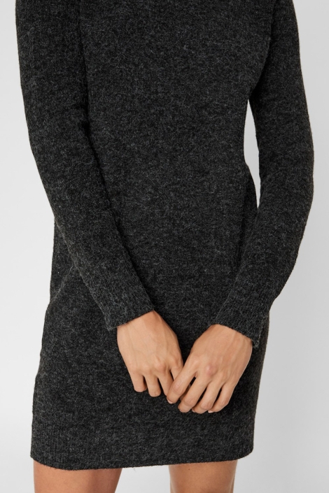 Vero Moda zwarte dames jurk | Close up