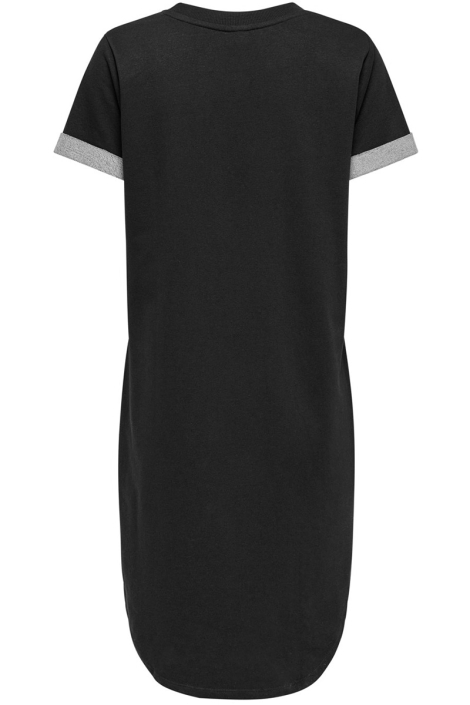 Jacqueline de Yong zwarte dames jurk | Achteraanzicht