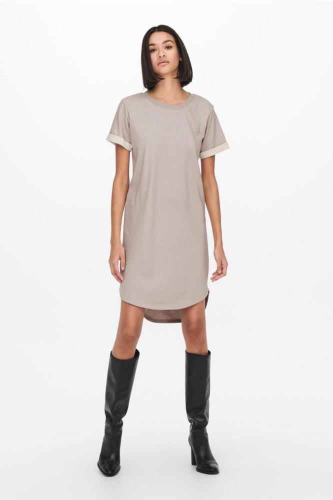 Jacqueline de Yong beige dames jurk | Model