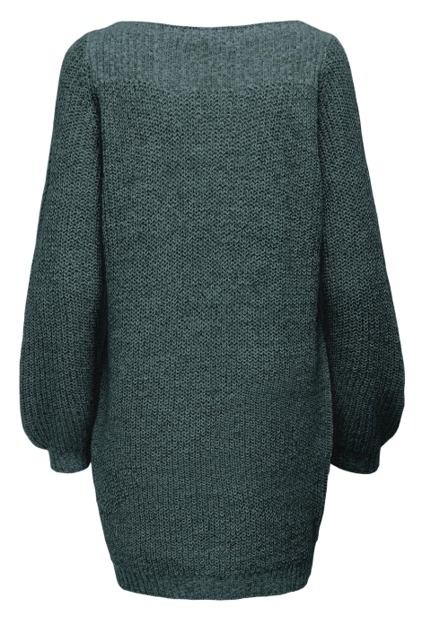 Jacqueline de Yong groene dames jurk | Achteraanzicht