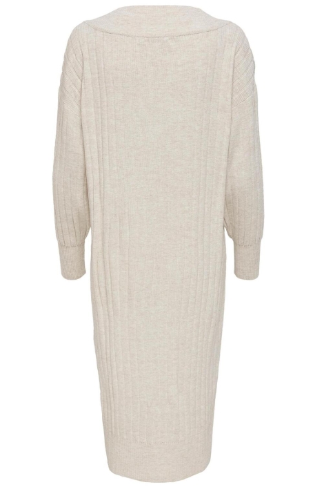 Only ecru dames jurk | Achteraanzicht