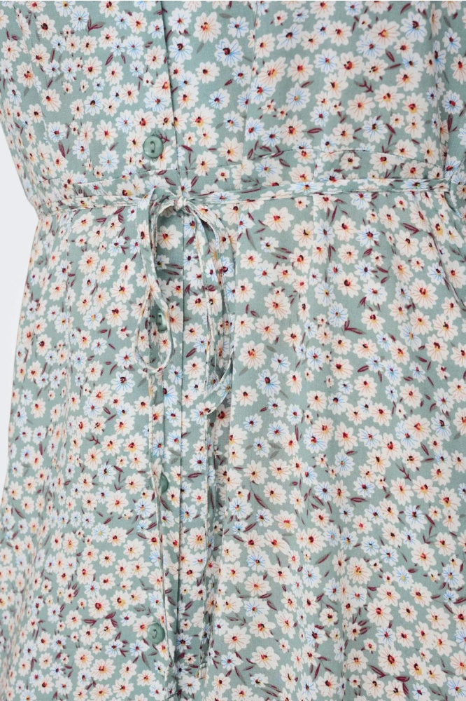 Only groene dames jurk | Kleurstaal