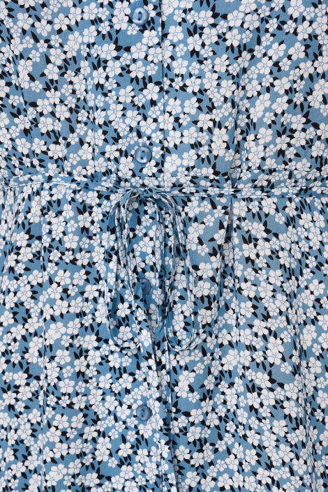 Only blauwe dames jurk | Close up