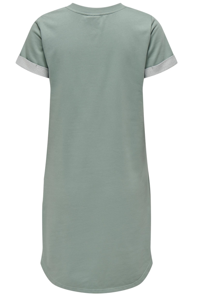 Jacqueline de Yong groene dames jurk | Achteraanzicht