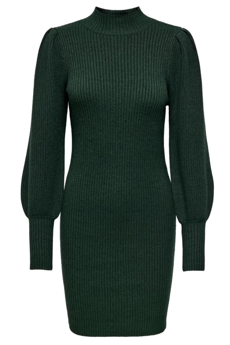 Only groene dames jurk | Vooraanzicht