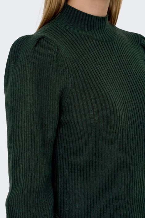 Only groene dames jurk | Close up