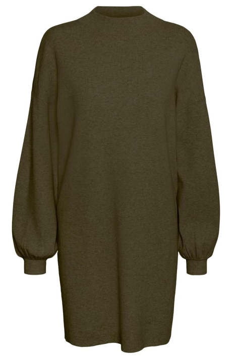 Vero Moda groene dames jurk | Vooraanzicht