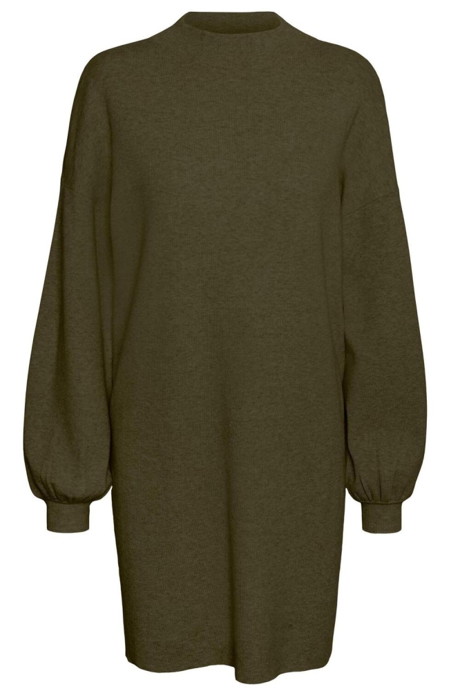 Vero Moda groene dames jurk | Vooraanzicht