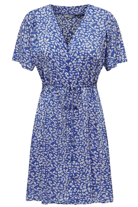 Only blauwe dames jurk | 