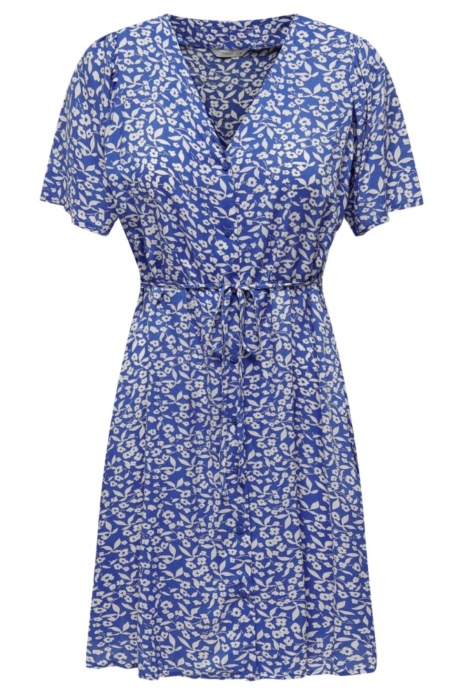 Only blauwe dames jurk | 
