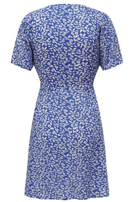 Only blauwe dames jurk | Vooraanzicht
