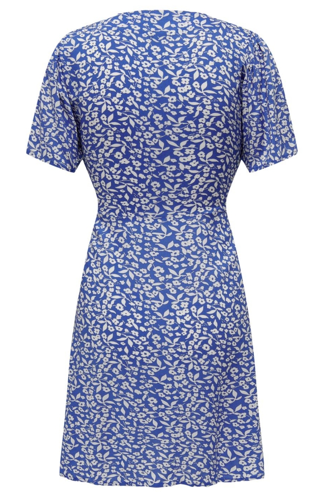 Only blauwe dames jurk | Vooraanzicht