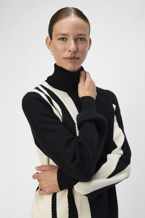 Object zwarte dames jurk | Close up