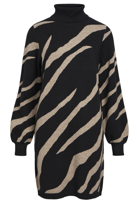 Object zwarte dames jurk | Vooraanzicht