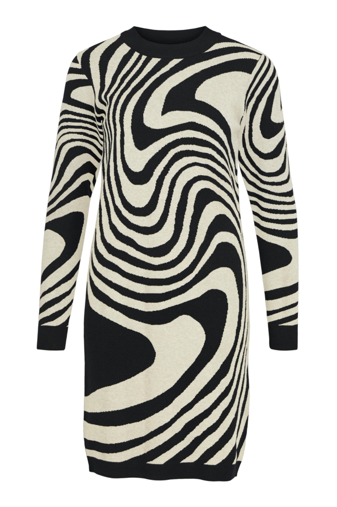 Object zwarte dames jurk | Vooraanzicht