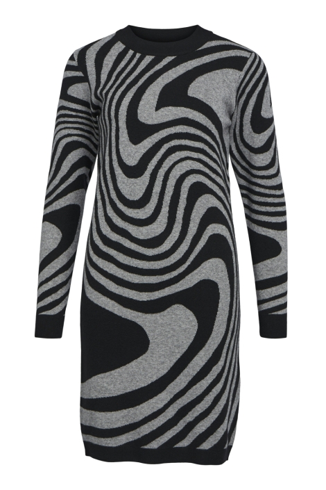 Object zwarte dames jurk | Vooraanzicht