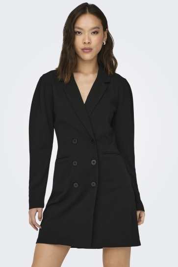 Jacqueline de Yong jdycatia elsa l/s blazer dress nl j Zwart
