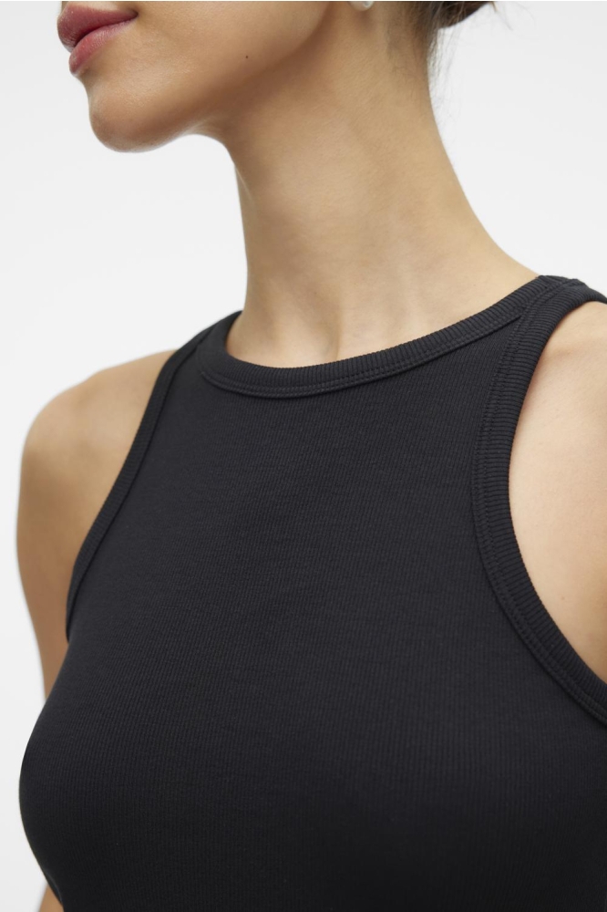 Vero Moda zwarte dames jurk | Close up