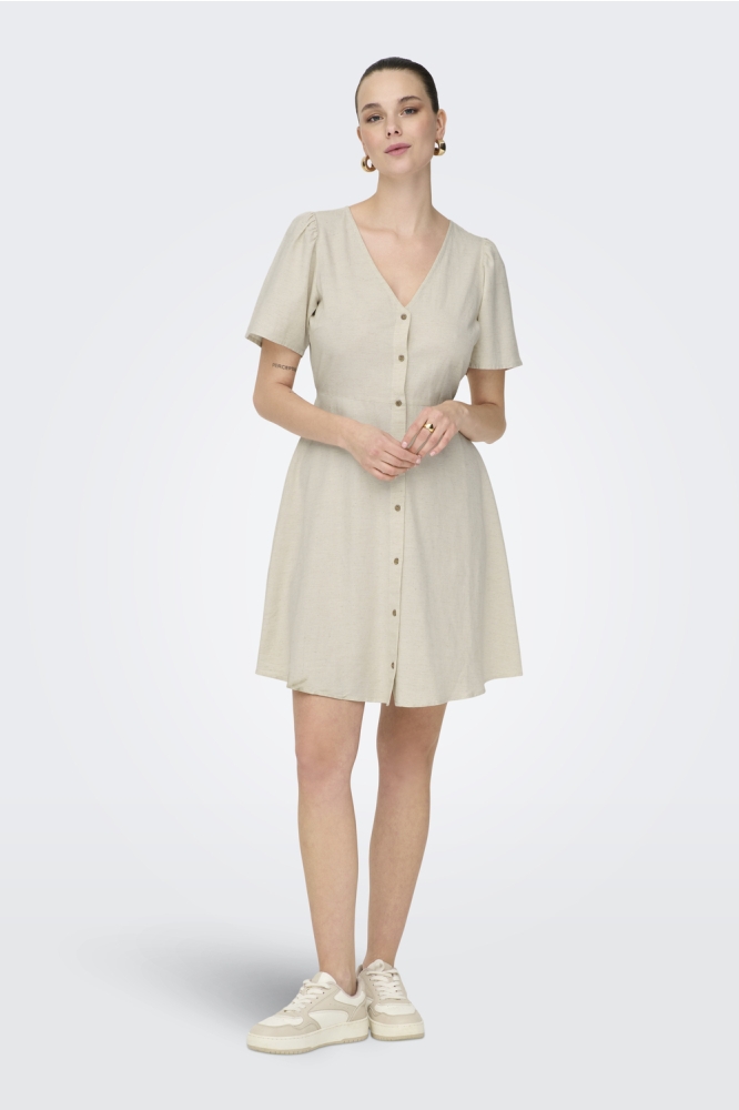 Only beige dames jurk | 