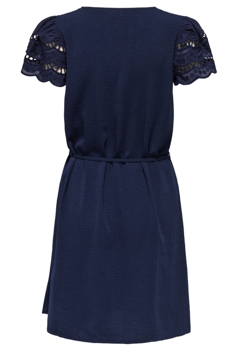 Jacqueline de Yong blauwe dames jurk | Achteraanzicht