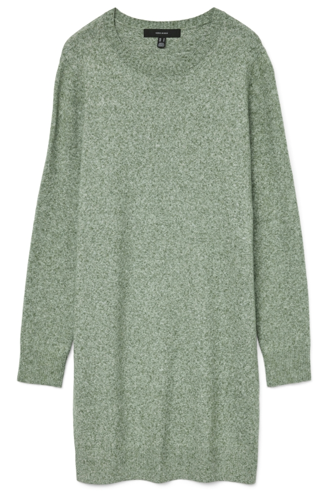 Vero Moda groene dames jurk | Vooraanzicht