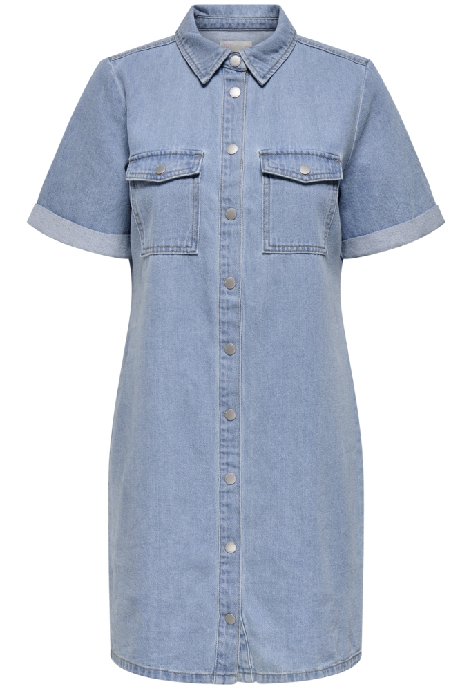 Jacqueline de Yong blauwe dames jurk | Vooraanzicht