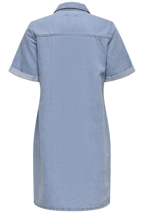 Jacqueline de Yong blauwe dames jurk | Achteraanzicht