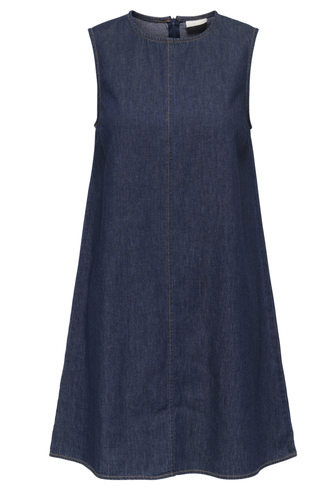 Jacqueline de Yong blauwe dames jurk | Vooraanzicht