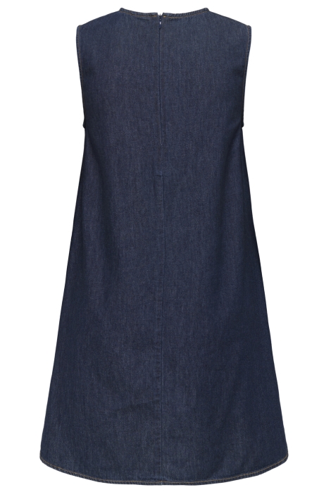 Jacqueline de Yong blauwe dames jurk | Achteraanzicht