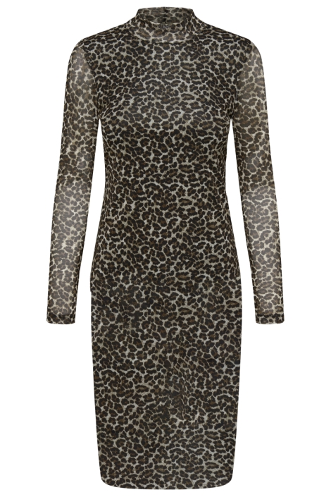 Only beige dames jurk | Vooraanzicht