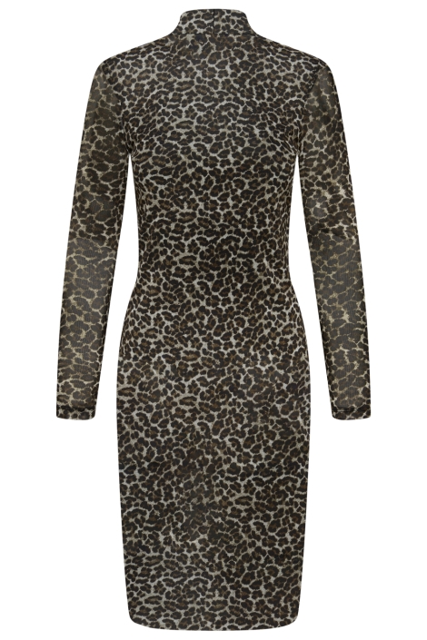Only beige dames jurk | Achteraanzicht