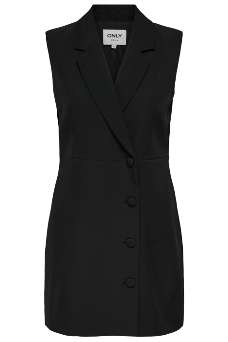 Only zwarte dames jurk | Vooraanzicht