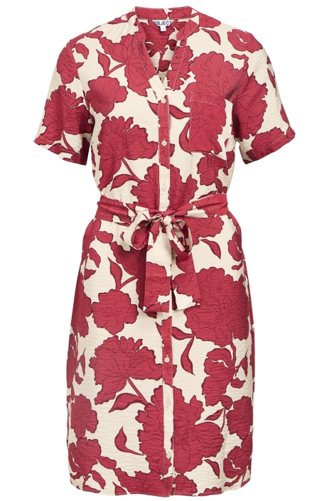 Object rode dames jurk | Model