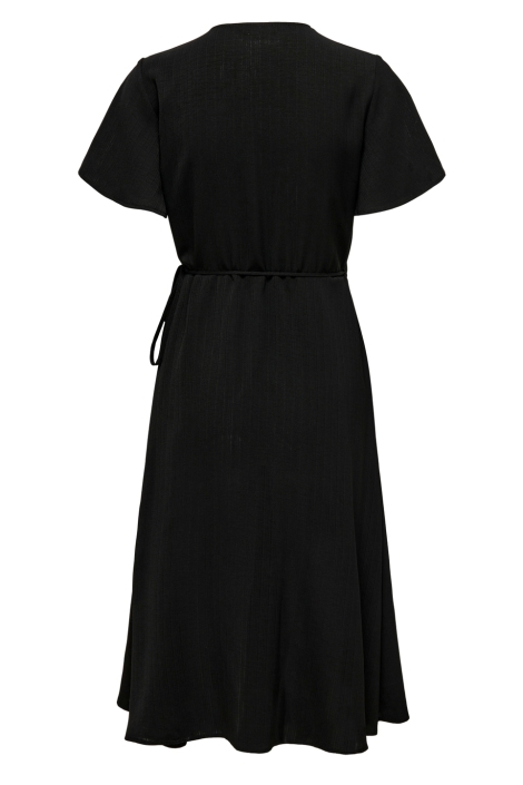 Only zwarte dames jurk | Achteraanzicht