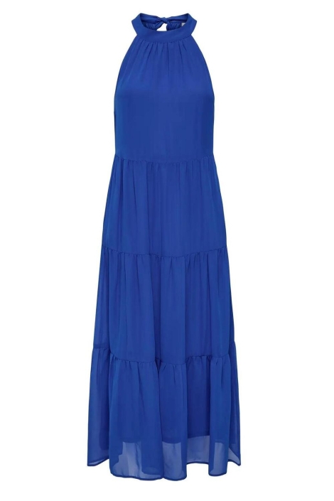 Only blauwe dames jurk | Vooraanzicht