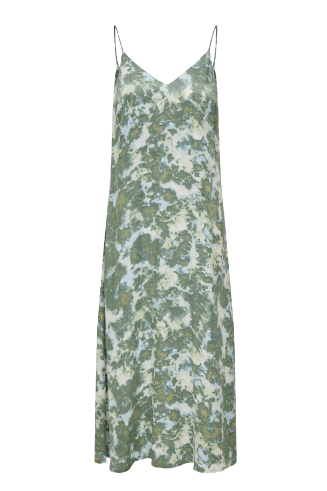 Only groene dames jurk | Vooraanzicht