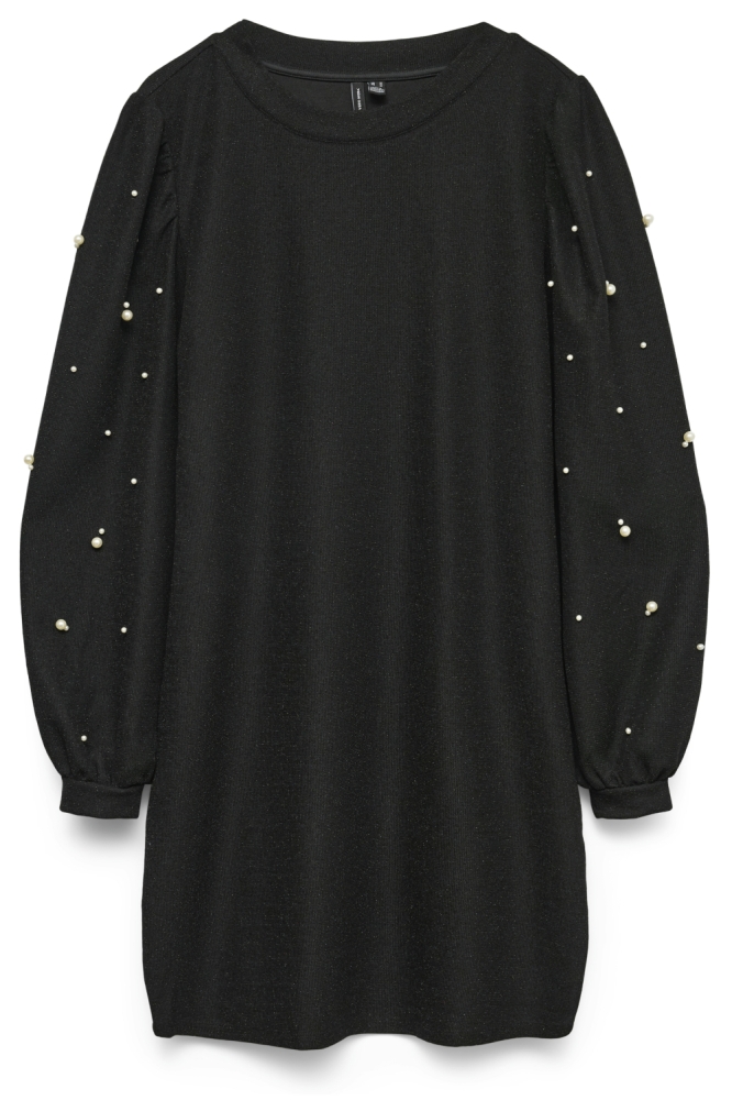 Vero Moda zwarte dames jurk | Vooraanzicht