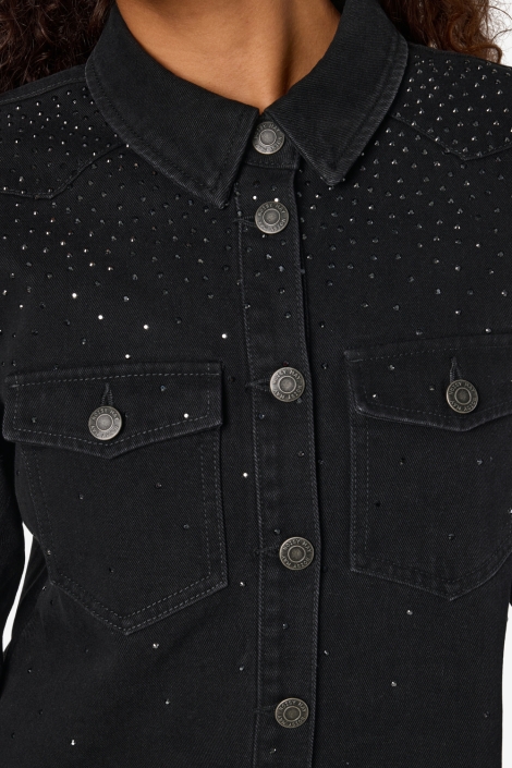 Noisy may zwarte dames jurk | Close up