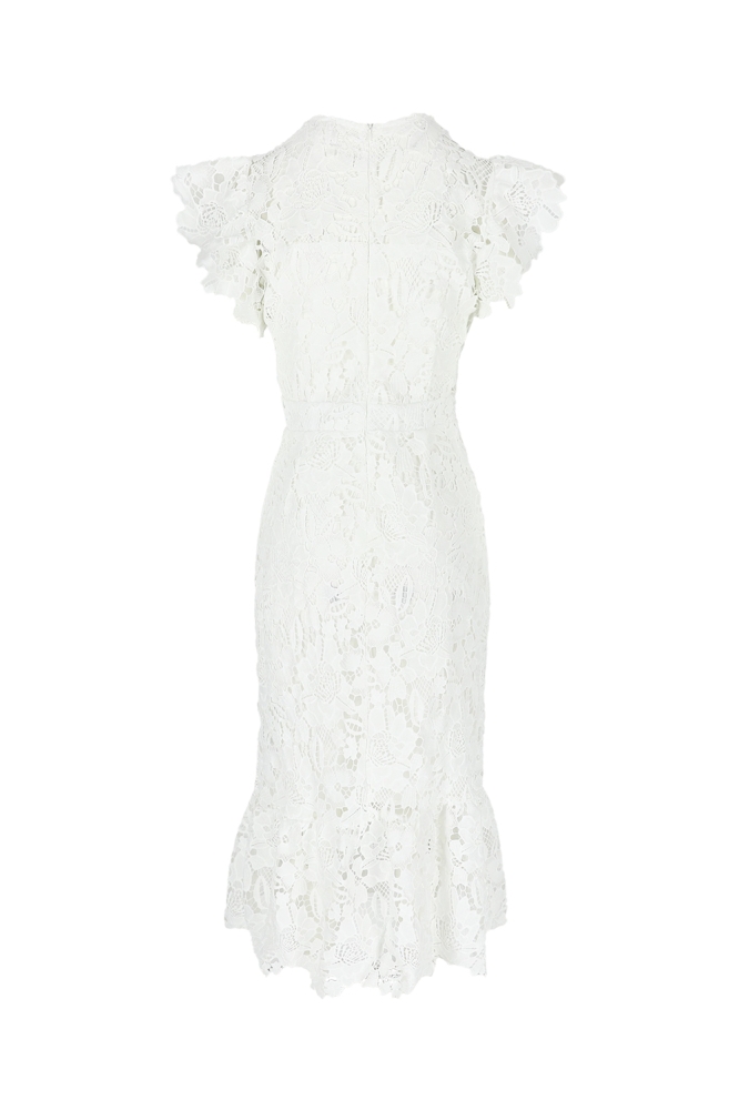 LolaLiza witte dames jurk | Achteraanzicht