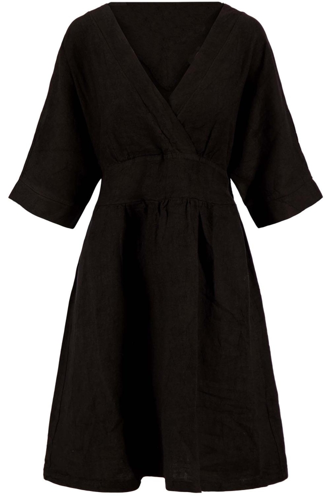 Zusss zwarte dames jurk | Vooraanzicht