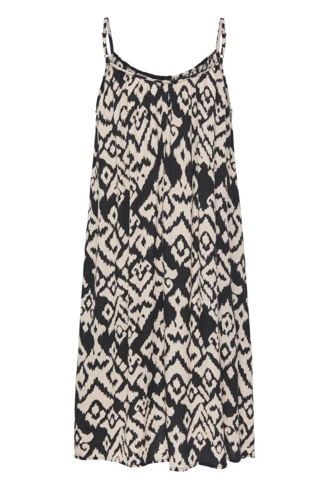 Only zwarte dames jurk | Vooraanzicht