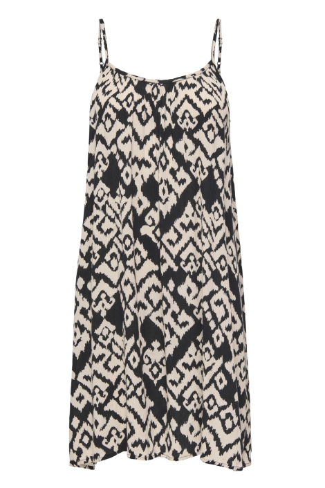 Only zwarte dames jurk | Achteraanzicht