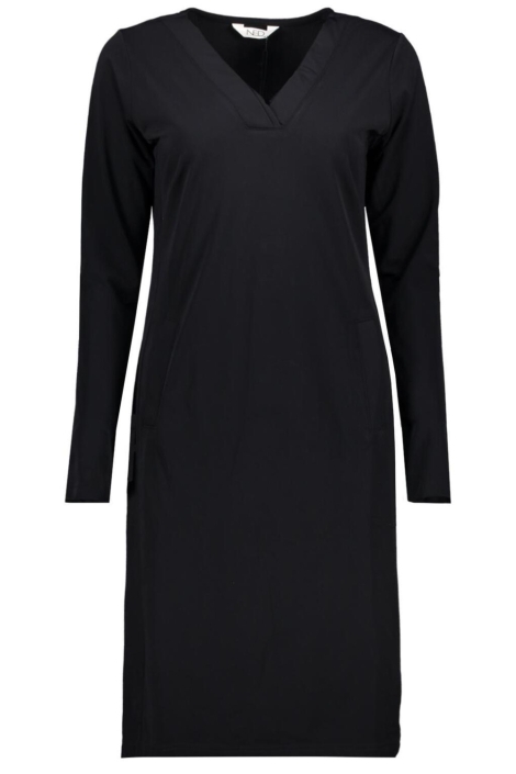 NED zwarte dames jurk | Vooraanzicht