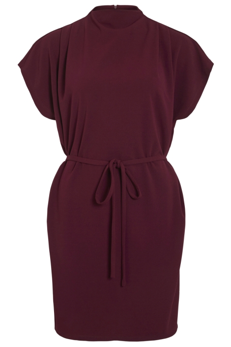 Vila bordeaux dames jurk | Vooraanzicht