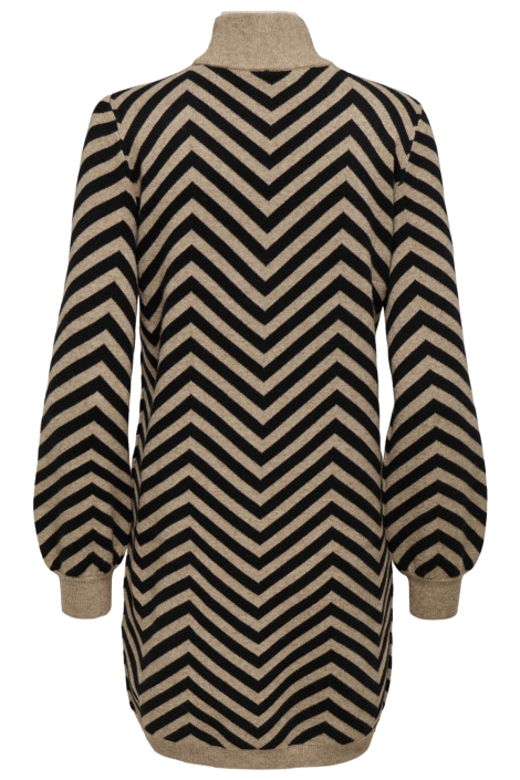 Only camel dames jurk | Achteraanzicht