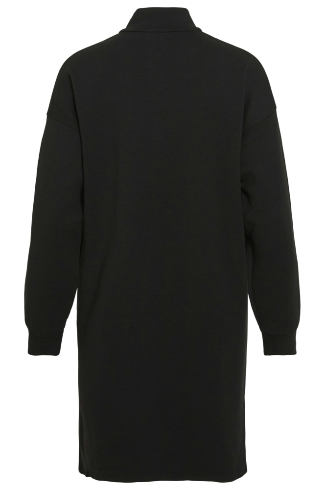 Vila zwarte dames jurk | Achteraanzicht