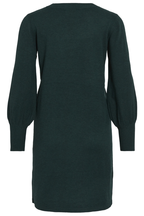 Vila groene dames jurk | Achteraanzicht